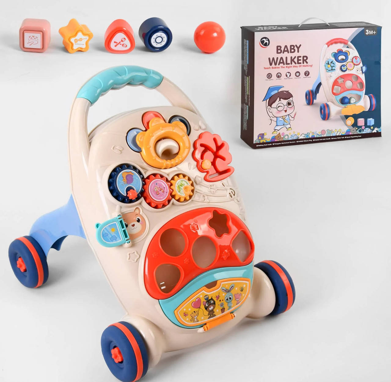 

Каталка-ходунки BM 8016-1 бежевый 06164