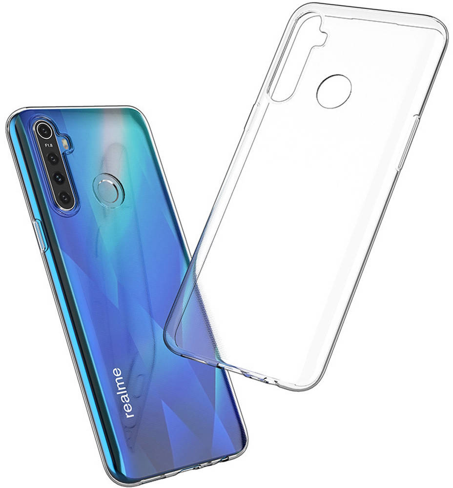 

Прозрачный Чехол Realme 5 Pro (ультратонкий силиконовый)