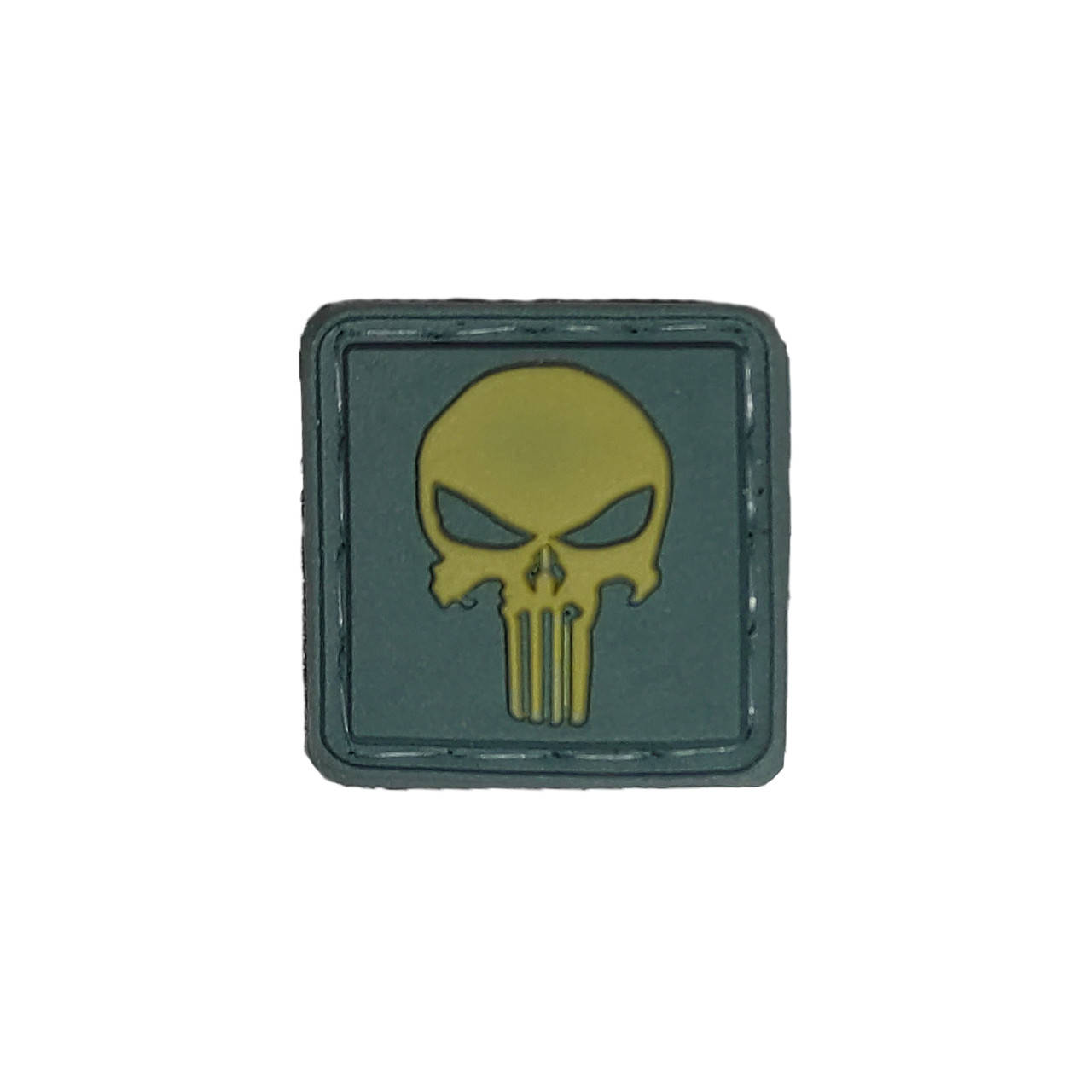 

Шеврон Punisher Skull GREEN-COYOTE 25x25мм, Темно-зеленый