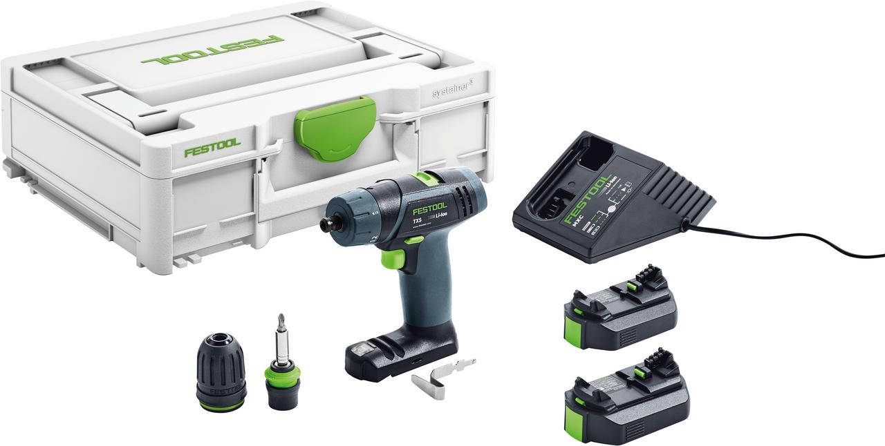 

Аккумуляторная дрель-шуруповерт TXS Li 2,6 Plus Festool 576101
