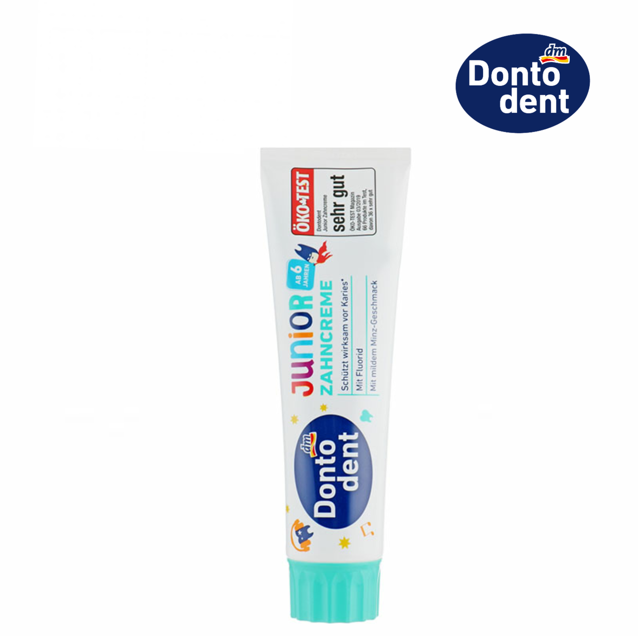 

Детская зубная паста Dontodent Junior фтор 1450 ppm 100 мл
