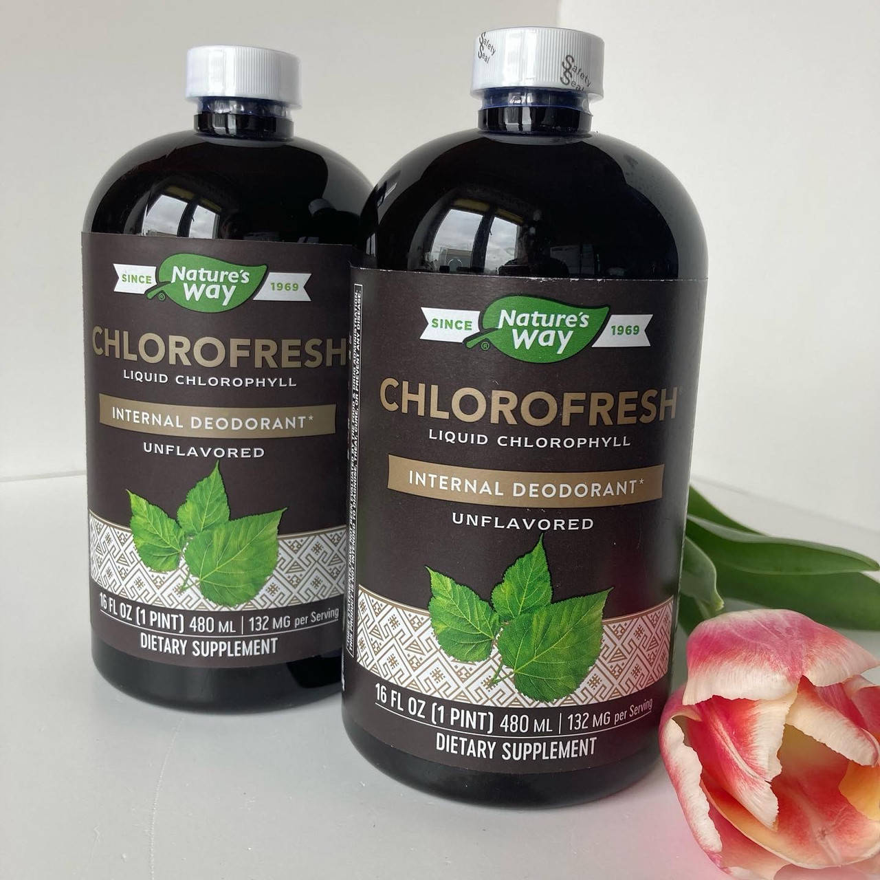 

Рідкий хлорофіл з нейтральним смаком, 480 мл chlorofresh nature's way