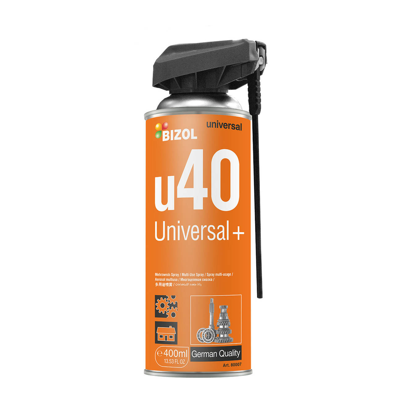 

Многофункциональный аэрозоль Universal+ u 40 BIZOL 400 мл