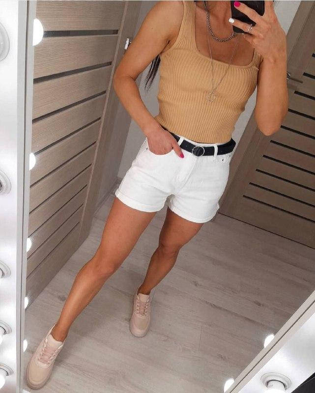 

Шорты белые джинсовые, Турция №5773