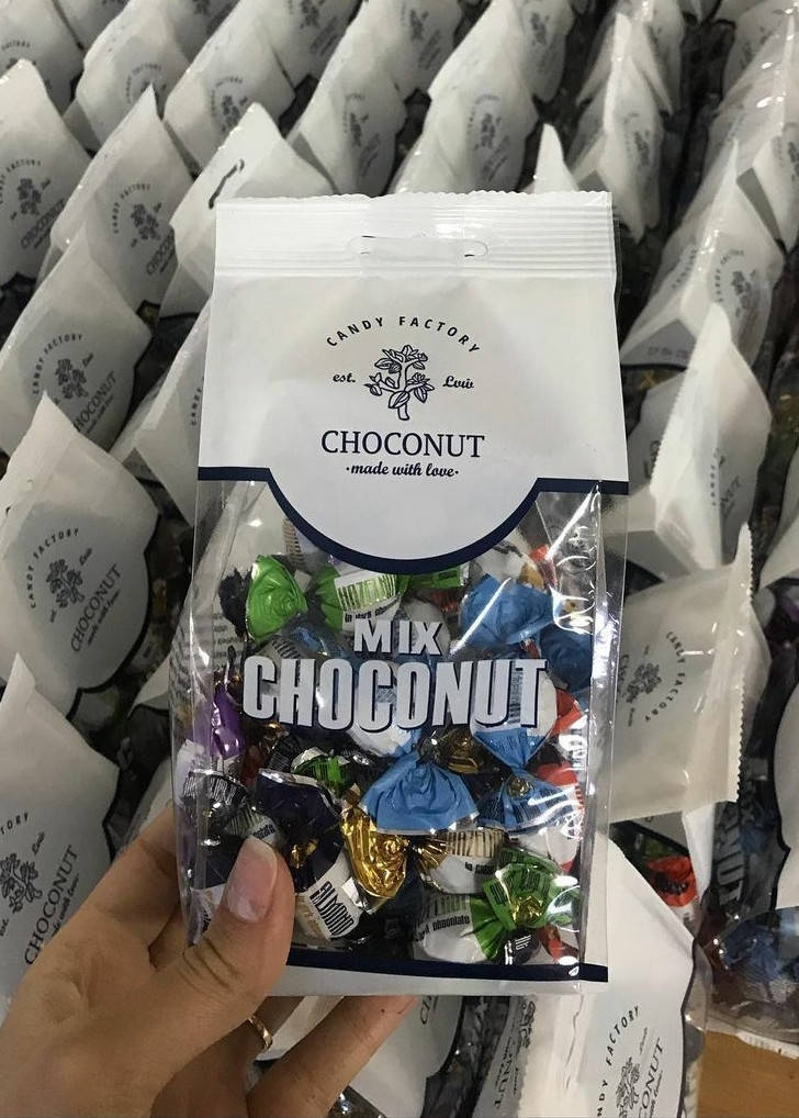 

Цукерки CHOCONUT MIX з горіхами 150 г | Конфеты с орехами