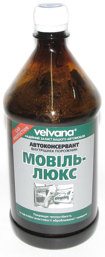 

Мовиль-люкс автоконсервант Velvana (Велвана) 1л, Черный