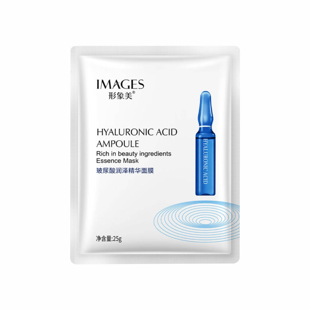 

Тканевая маска с гиалуроновой кислотой Images Hyaluronic Acid Ampoule Facial Mask