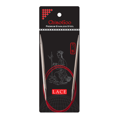 

Спицы Chiaogoo Red Lace круговые (60 см) 5 мм