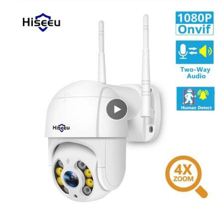

Hiseeu 812 1080P WIFI IP PTZ 2MP водонепроницаемая камера 4х зум