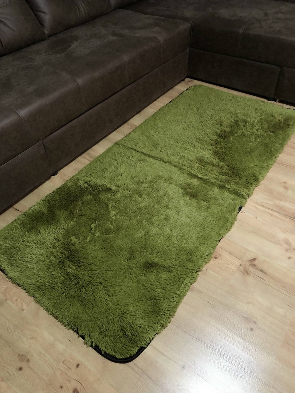 

Меховый ворсистый коврик Травка 200х90/прикроватный коврик с длинным ворсом
