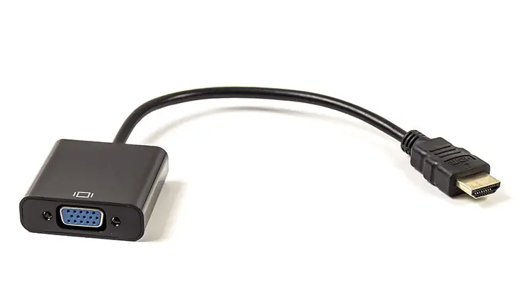 

Конвертер видео, HDMI в VGA, штекер HDMI - гнездо VGA, кабель 0.2м М 326