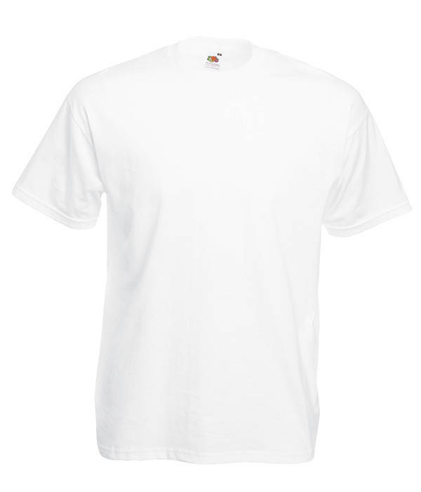 

Мужская футболка ValueWeight L, 30 Белый