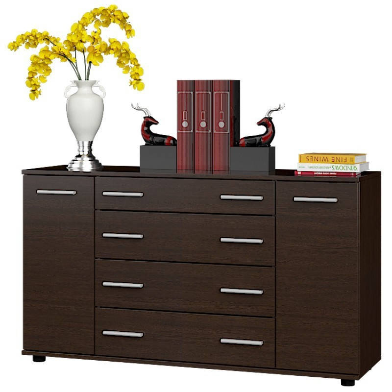 

Комод для вещей К-4 (телескопы) венге темный венге + дуб молочный венге темный