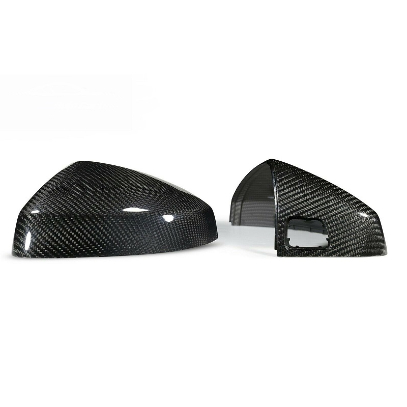 

Карбоновые накладки на зеркала Audi A3 V8 14-16 (side assist), Черный