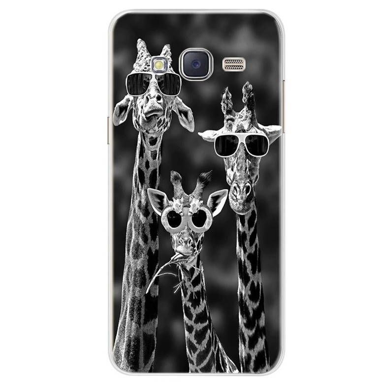 

Чехол Print для Samsung J3 2016 / J320 / J300 силиконовый бампер Giraffes