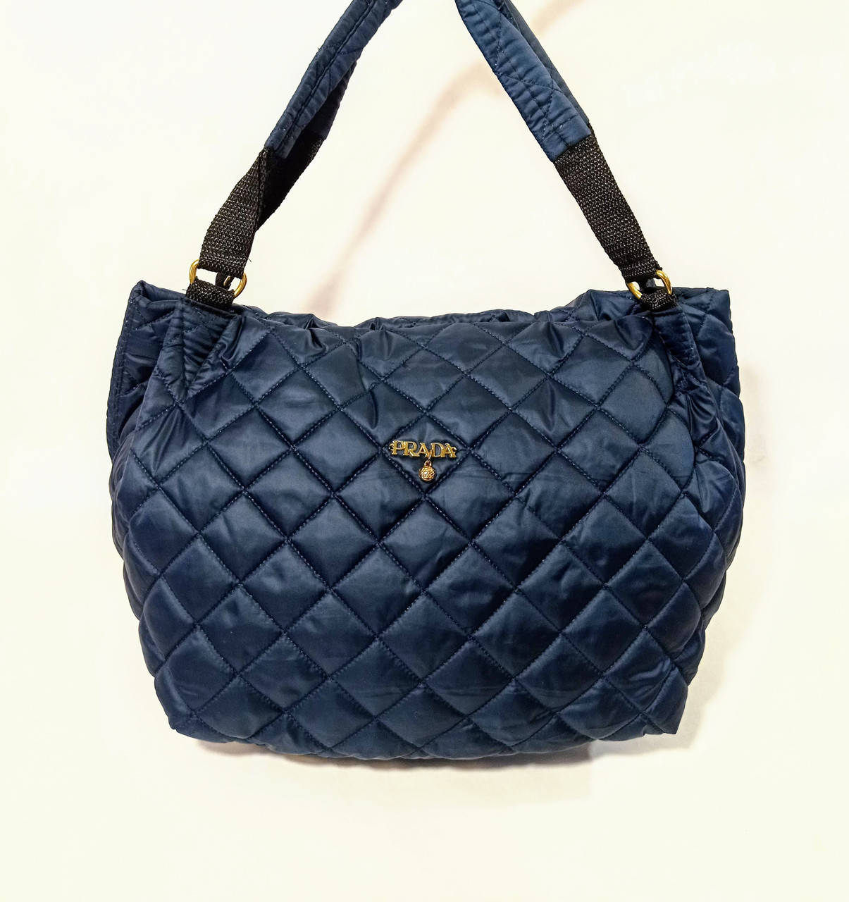 

Сумка женская стёганая городская 40*27*24см синяя (200-777)