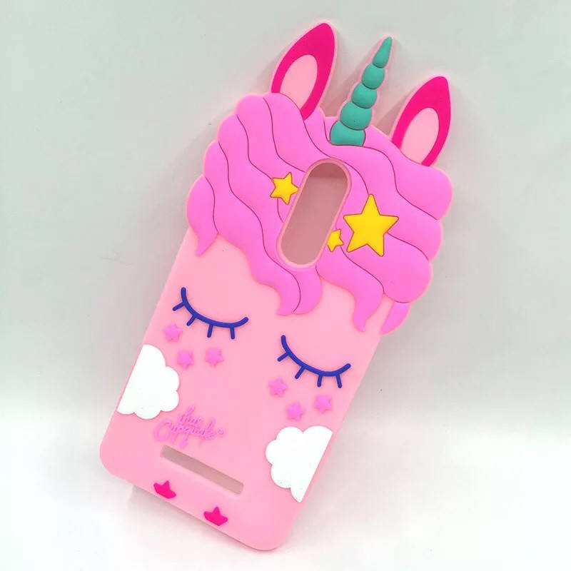 

Чехол бампер Единорог 3D резиновый для Xiaomi Redmi Note 3, Разные цвета