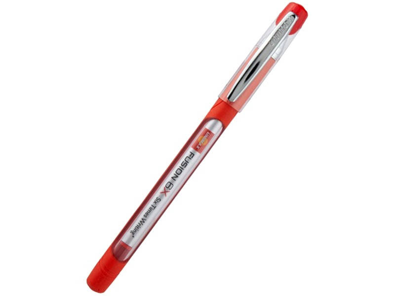 

Ручка шариковая Unimax Top Tek Fusion 10 км, красная.