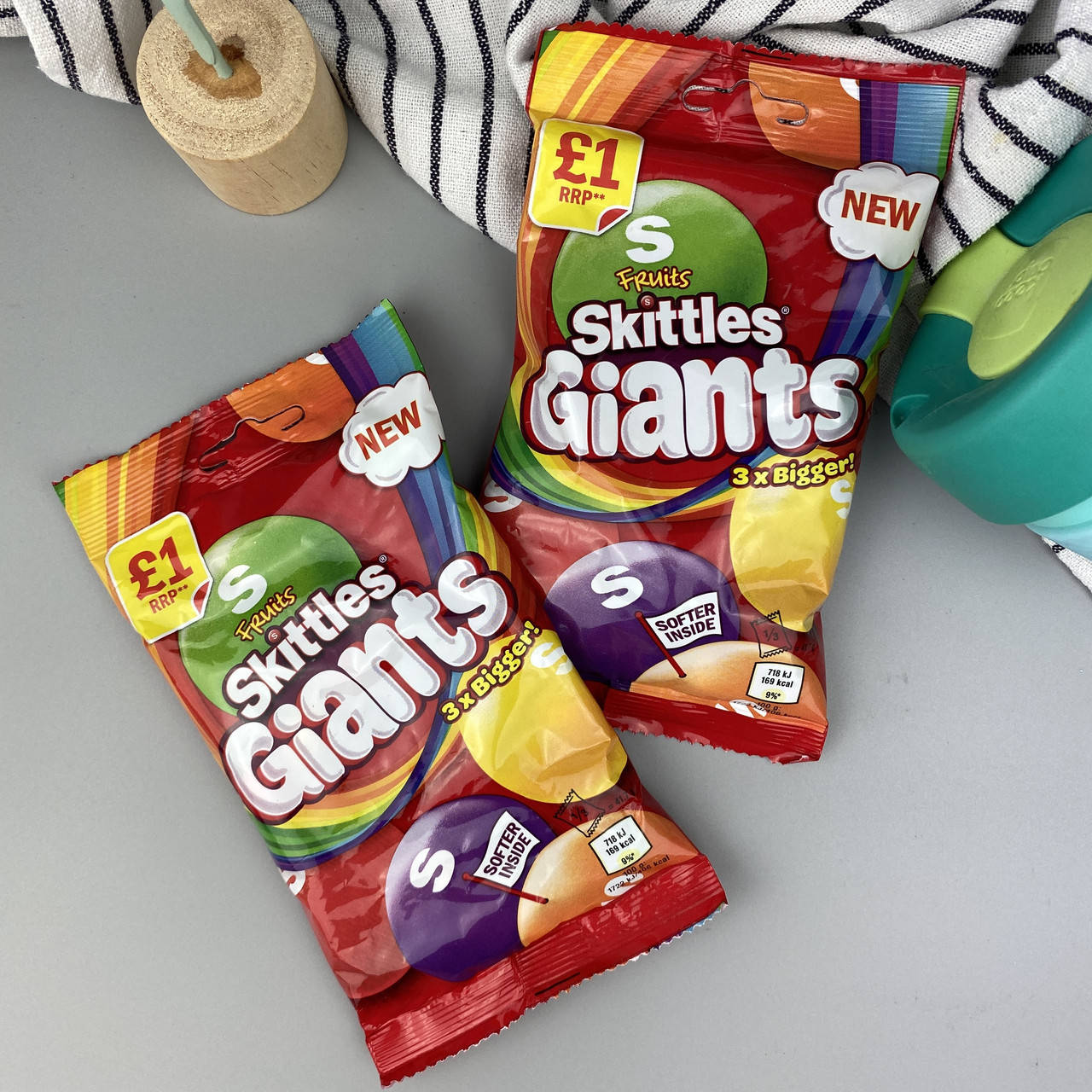 

Жевательные фруктовые конфеты гиганты Скитлс Skittles Giants 125 г