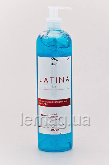 

Аюна Гель до депиляции охлаждающий с ментолом LATINA, 500 мл