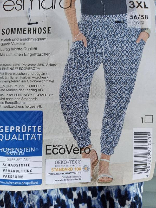 

Женские легкие брюки большого размера 64-66 esmara германия