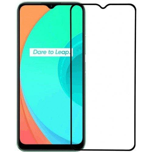 

Защитное стекло для Realme C11 на весь экран 5д полноэкранное стекло на телефон реалми с11 черное NFD, Черный
