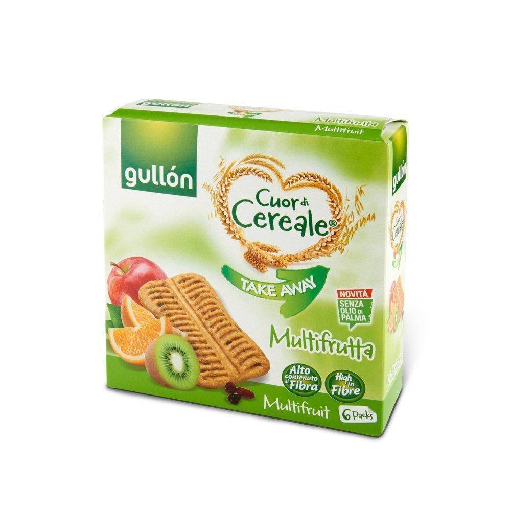 

Печенье без пальмового масла злаковое Мультифрутта Gullon 144гр (6х24г) Испания