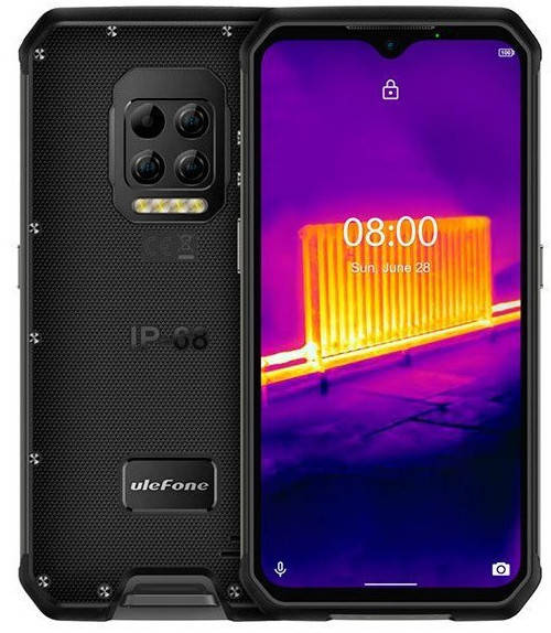

Ulefone Armor 9 6.3" 8GB RAM 128GB ROM 6600мАч 64MP IP68 IP69K 4K Тепловизор Android10 Black, Черный