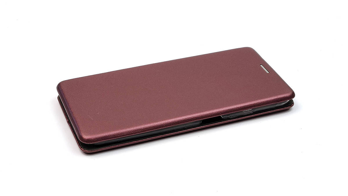 

Чехол книжка Level для Poco M3 / Redmi 9T Экокожа Бордовый