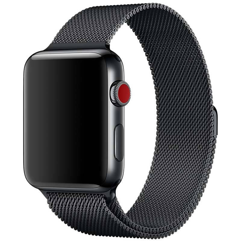 

Ремешок Миланская Петля для Apple watch 42mm/44mm (Черный)