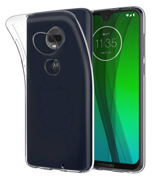 

Силиконовый чехол для Motorola Moto G7 Plus (XT1965), Прозрачный