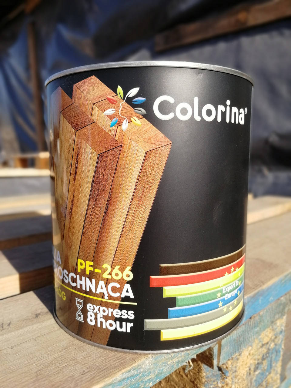 

Эмаль для пола быстросохнущая "COLORINA" ПФ-266 (красно-коричневый) 2,8 кг.