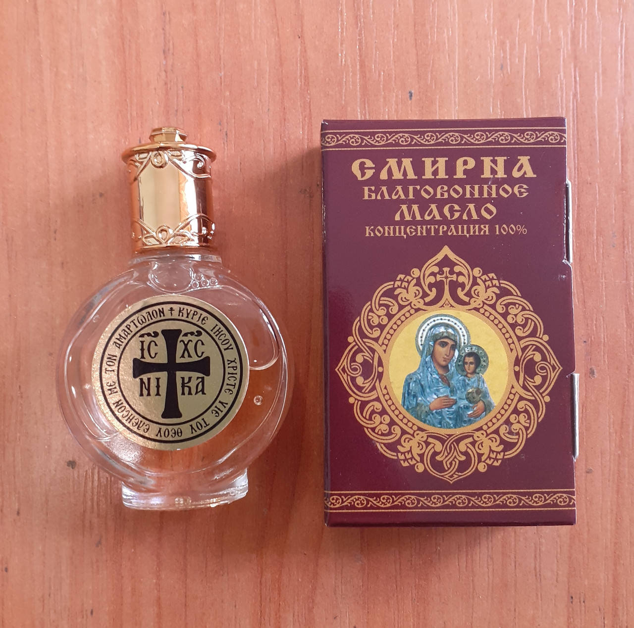 

Благовонное масло Смирна 100%, коричневая коробка