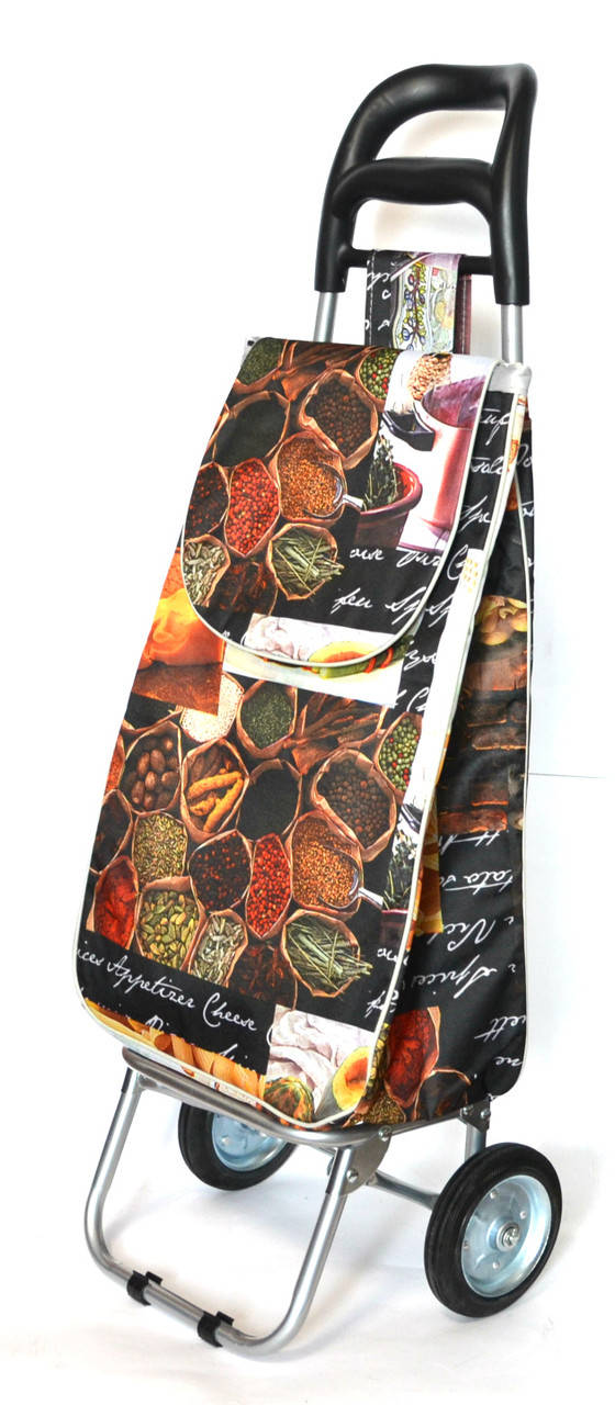 

Хозяйственная сумка - тележка с железными колесами Shoping Spice