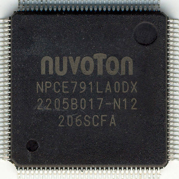 

Микросхема Nuvoton NPCE791LA0DX