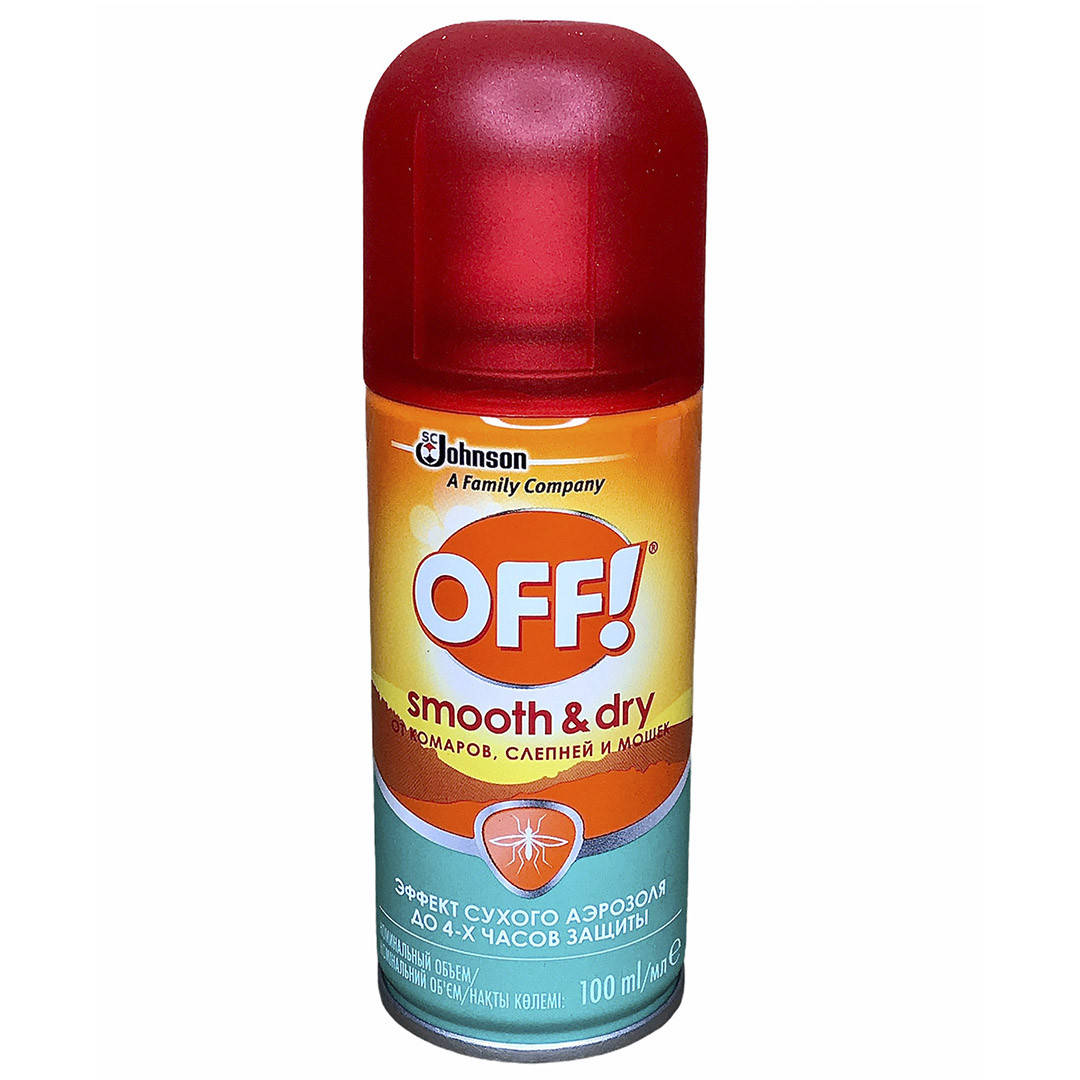 

Аэрозоль OFF smooth dry сухой 100 мл Johnson
