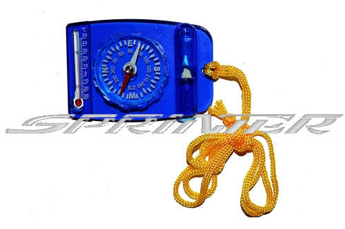 

Компас стрелочный, свисток, термометр. DC35-2А, Синий