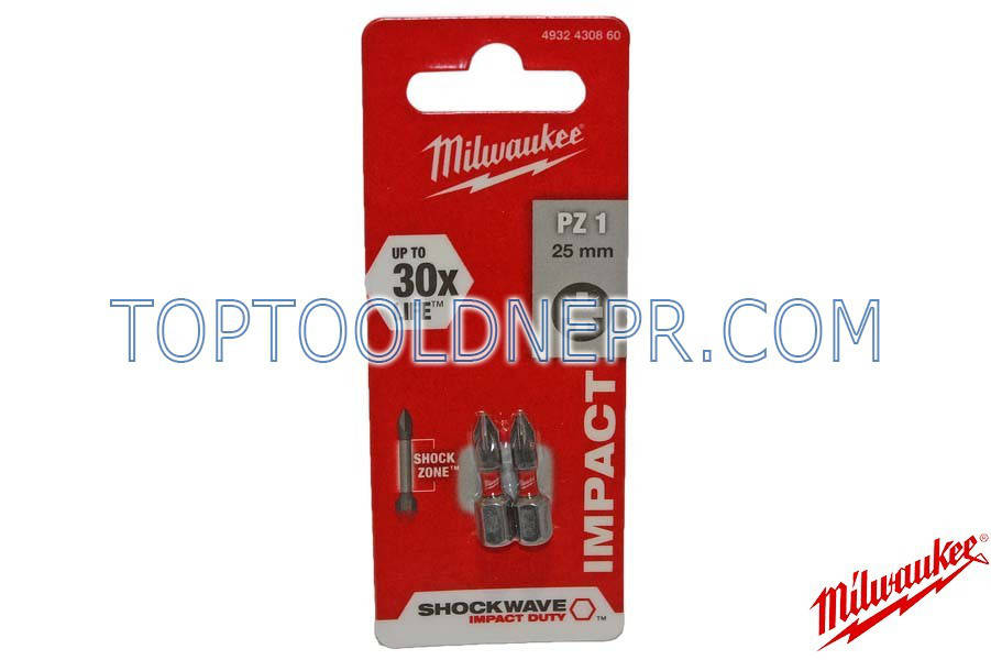 

Бита Milwaukee PZ1 25мм 2шт 4932430860