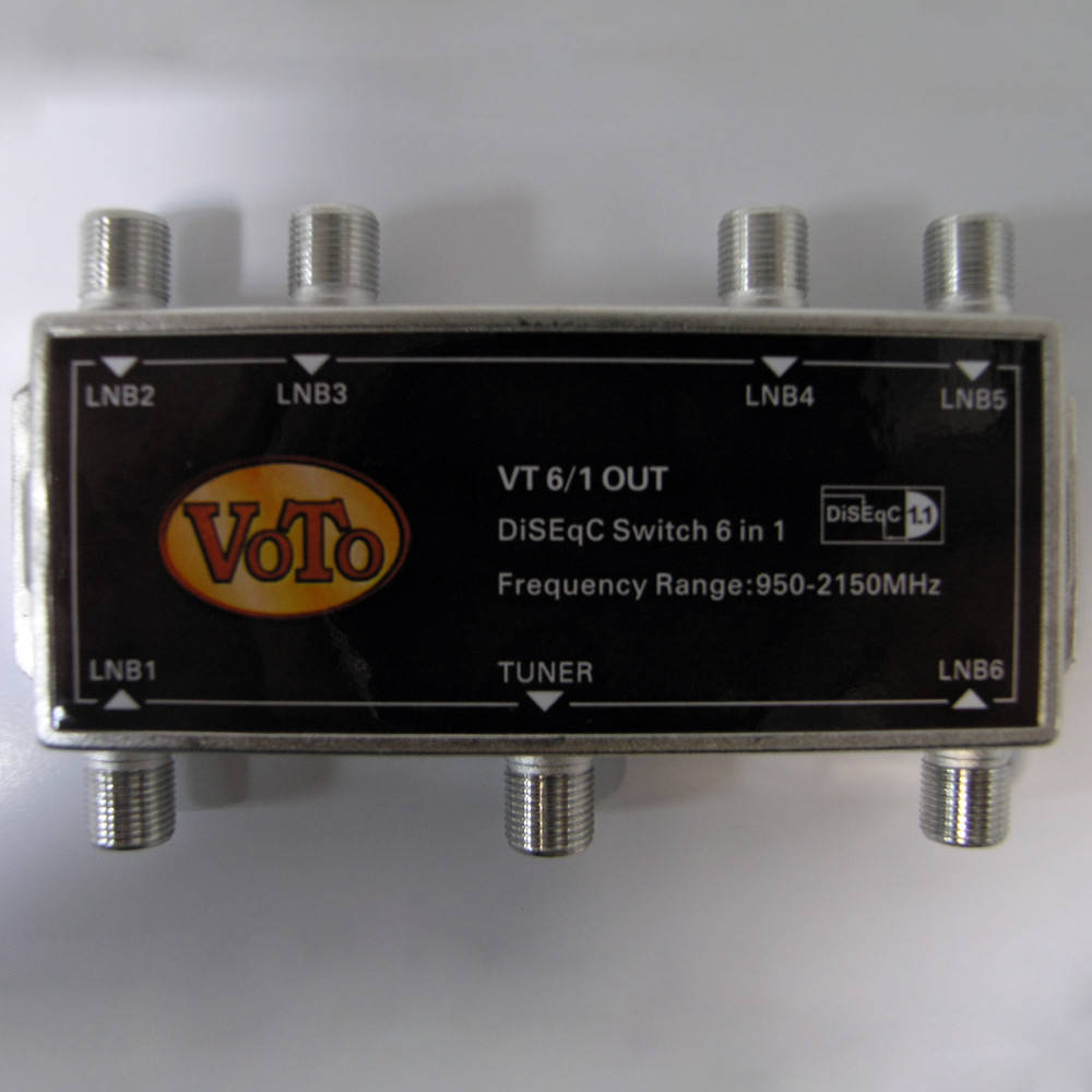 

Коммутатор спутниковый DiSEqC 6x1 Switch VoTo