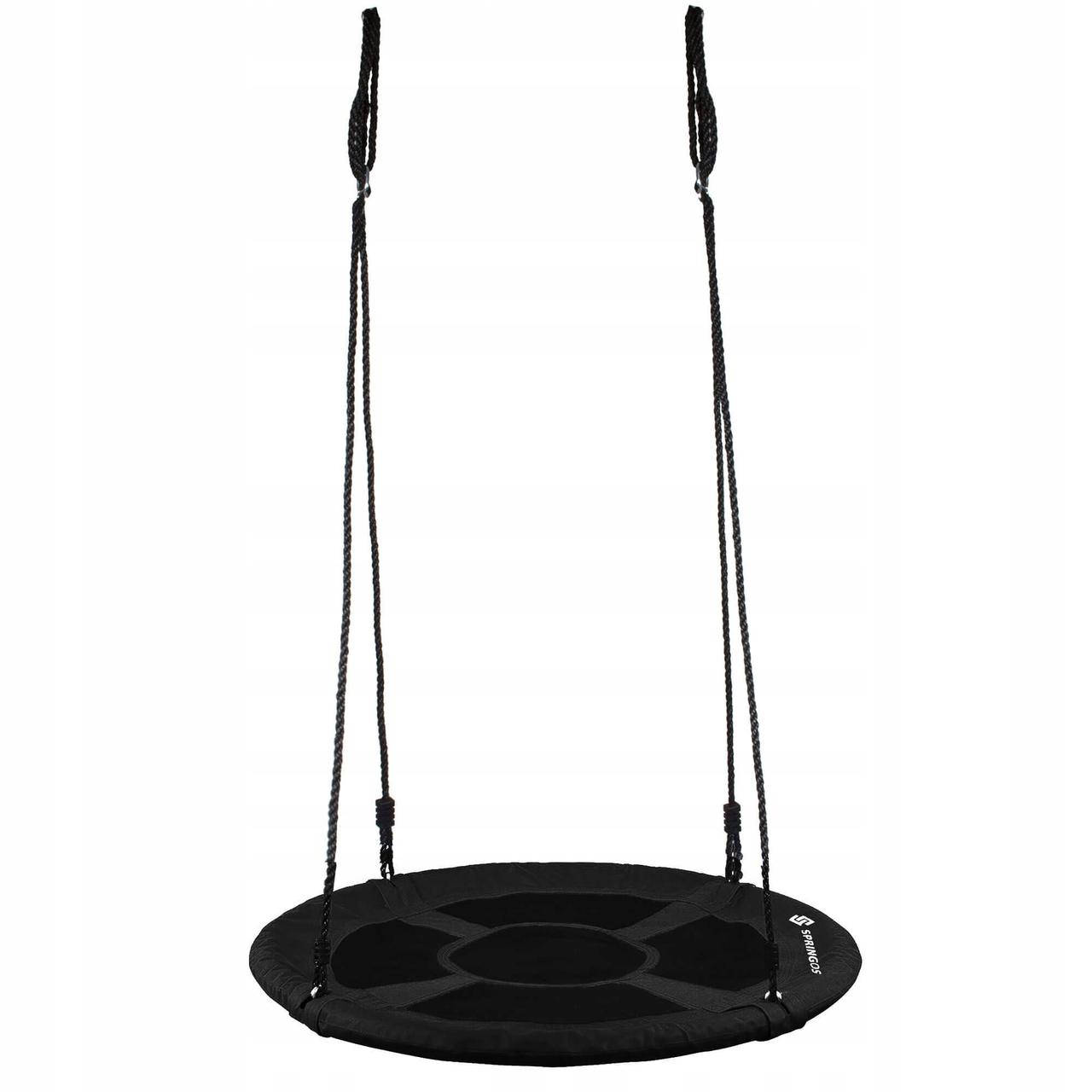 

Качели-гнездо круглые Springos 120 см NS017, Черный