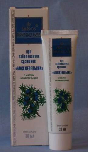 

Крем-бальзам "Можжевельник" для суставов и мышц 30 мл