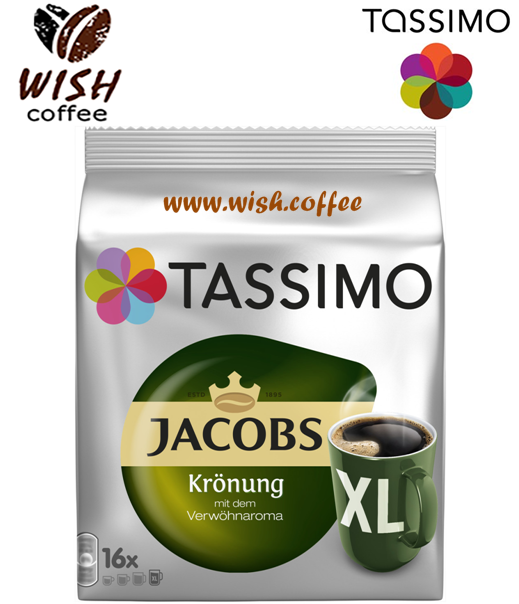 

Кофе в капсулах Тассимо - Tassimo Jacobs Krönung XL (16 порций)