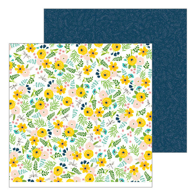 

Папір - Backyard Blooms - Patio Party - Jen Hadfield - Pebbles - 30x30