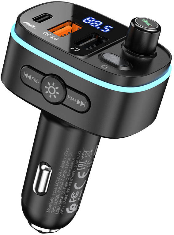 

Автомобильный FM модулятор Hoco E62