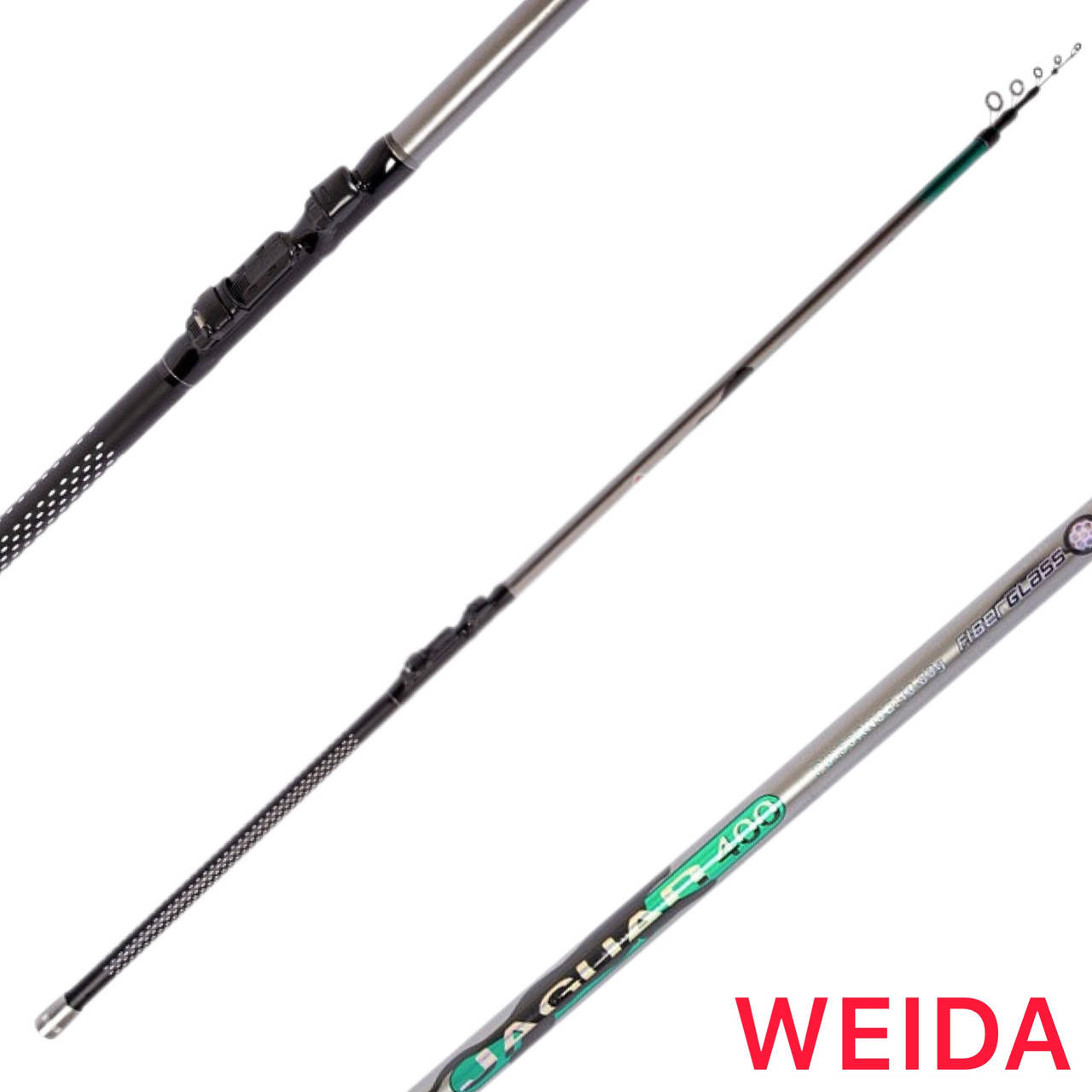 

Болонское удилище Weida Jaguar 4 метра (40-80g), Светло-серый
