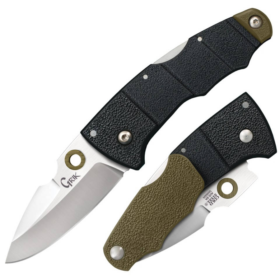 

Складной нож от компании Cold Steel (Колд Стил). Модель Grik (28E). Оригинал., Зелёный