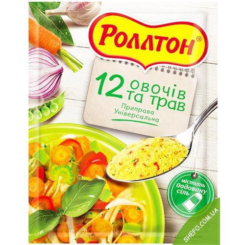 

Приправа 12 трав и овощей Роллтон 80г