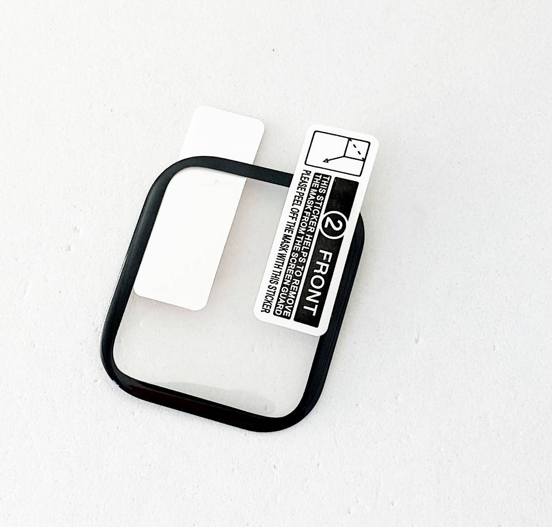 

Защитное стекло для Apple Watch 4 44мм, Full Glue, 0.25 mm, 3D, черное, Черный