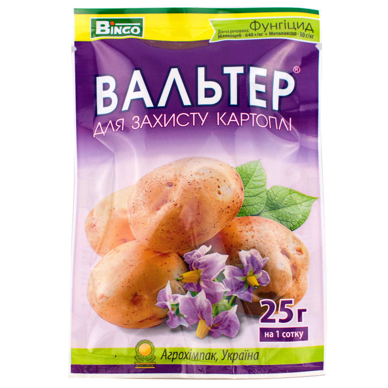 

Фунгицид Вальтер для защиты картофеля 25 г