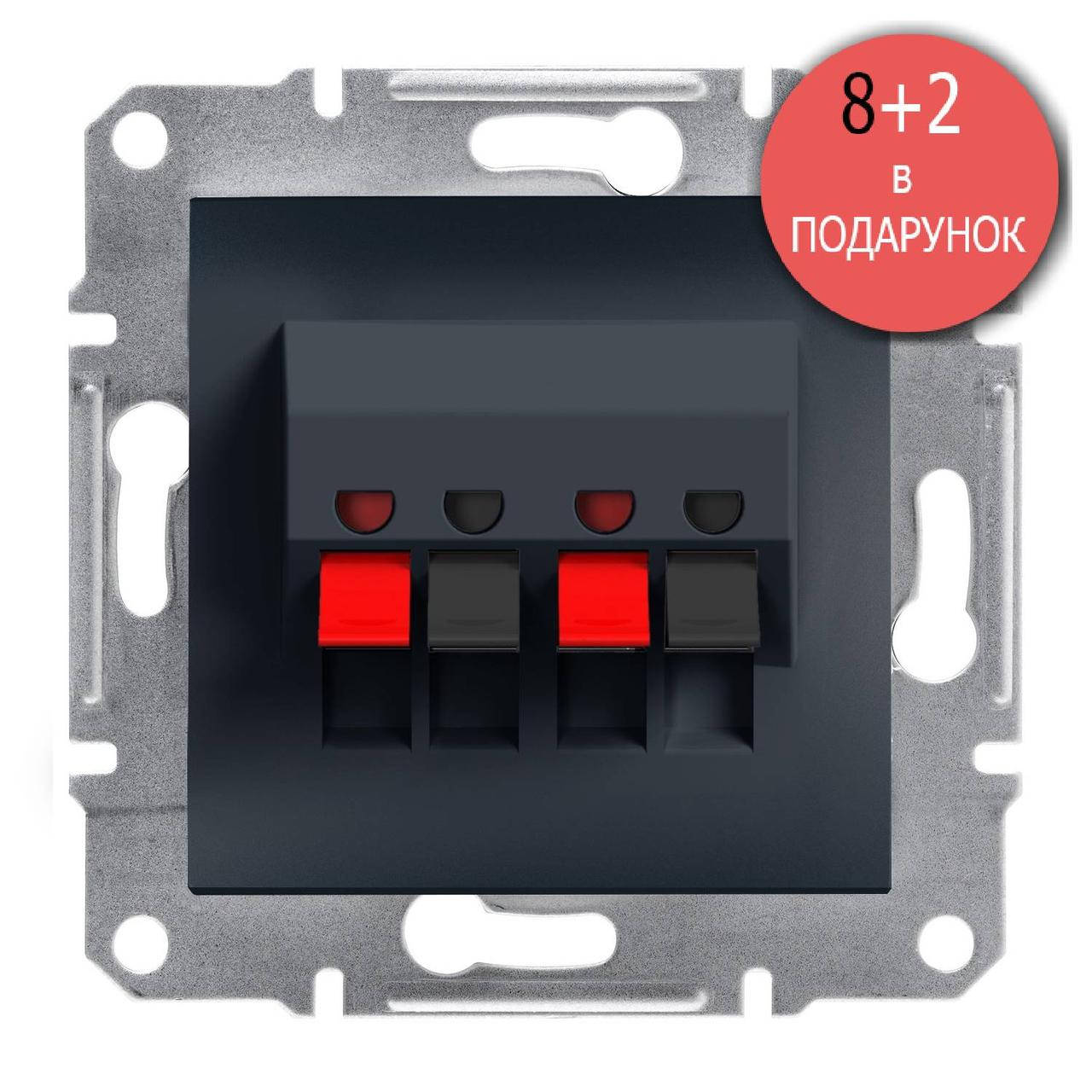 

Аудиорозетка Schneider Electric Asfora Антрацит EPH5700171